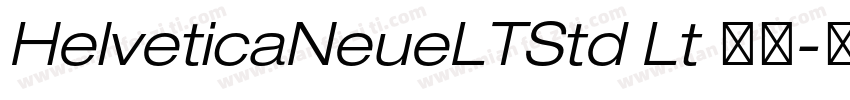 HelveticaNeueLTStd Lt 普通字体转换
